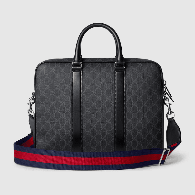 GUCCI BLACK MEDIUM BRIEFCASE