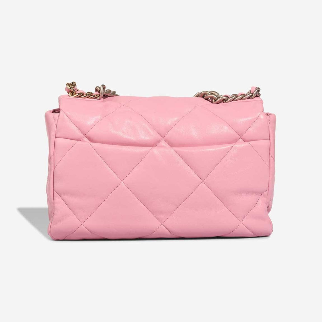 Chanel 19 Large Flap Bag Lamb Pink
