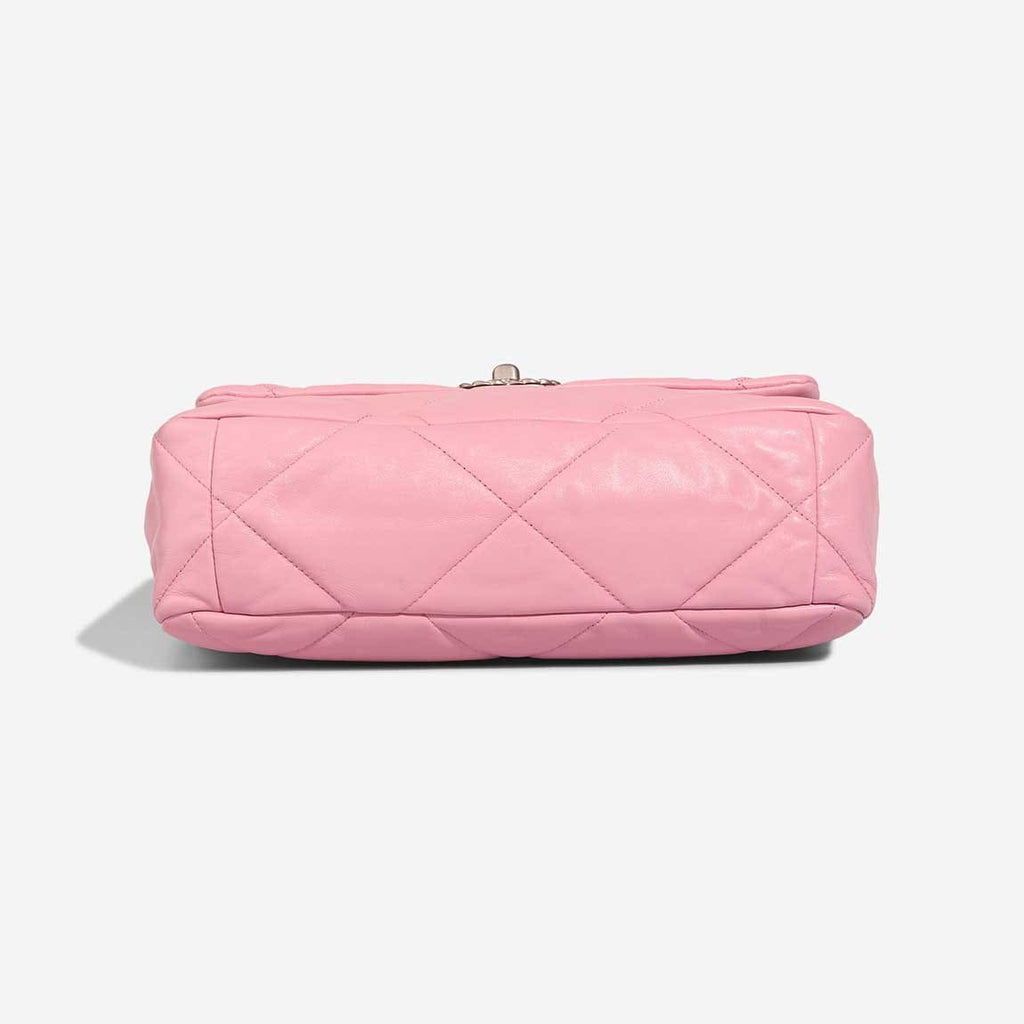 Chanel 19 Large Flap Bag Lamb Pink
