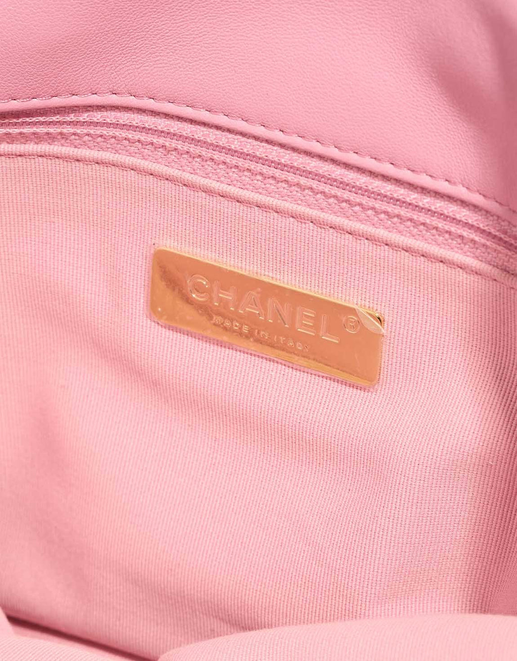Chanel 19 Large Flap Bag Lamb Pink