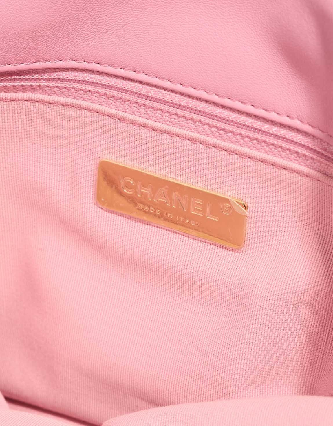 Chanel 19 Large Flap Bag Lamb Pink