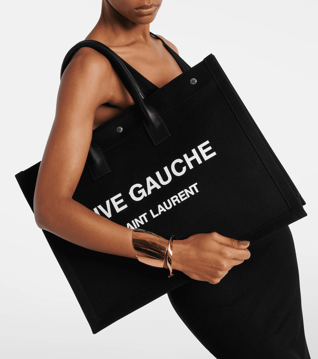 Saint Laurent Rive Gauche Tote Bag in Canvas
