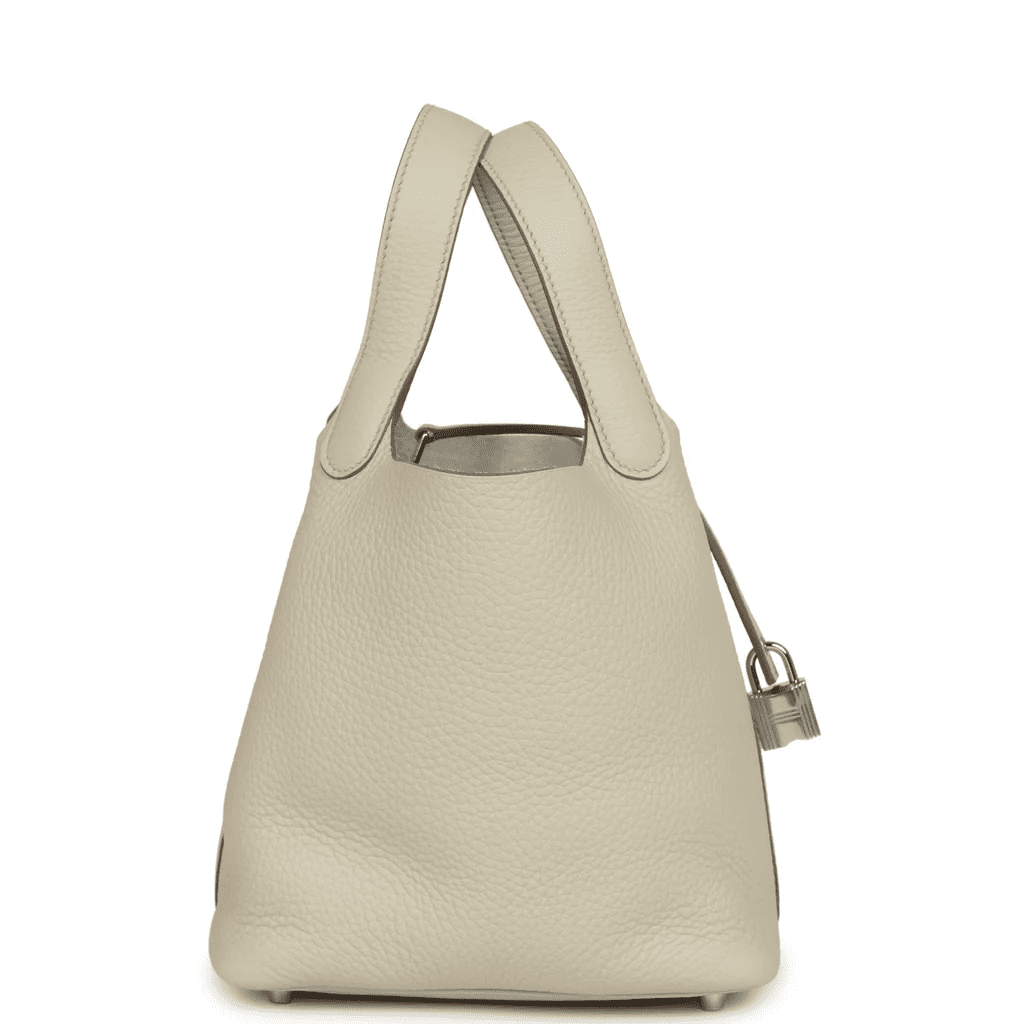Hermès Picotin Lock 18 Beton Clemence Palladium Hardware