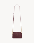 Saint Laurent Gaby zipped pouch in quilted lambskin
