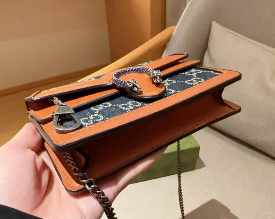 GUCCI DIONYSUS BAG GG DENIM SUPER MIN