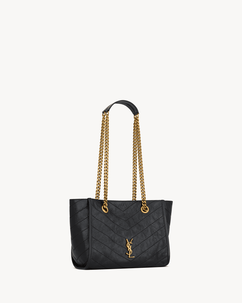 Saint Laurent NIKI small shopping in vintage leather
