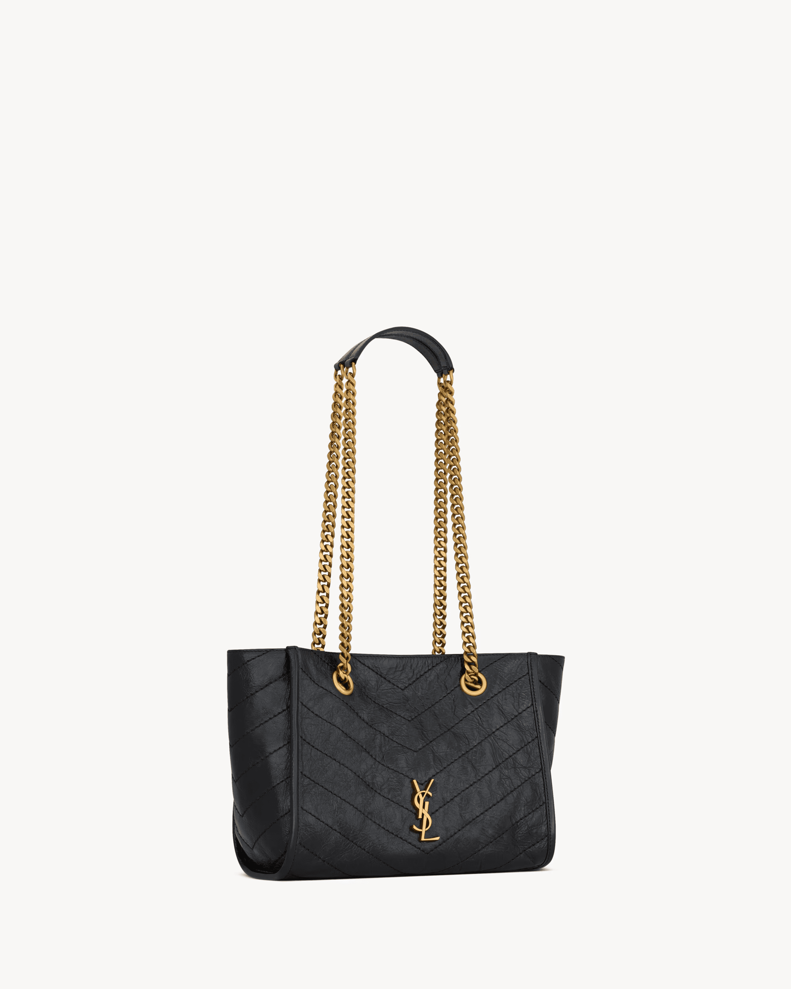 Saint Laurent NIKI small shopping in vintage leather