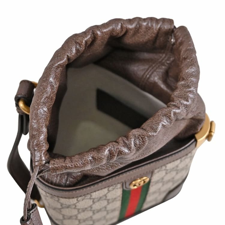 Gucci Ophidia GG Small canvas bucket bag