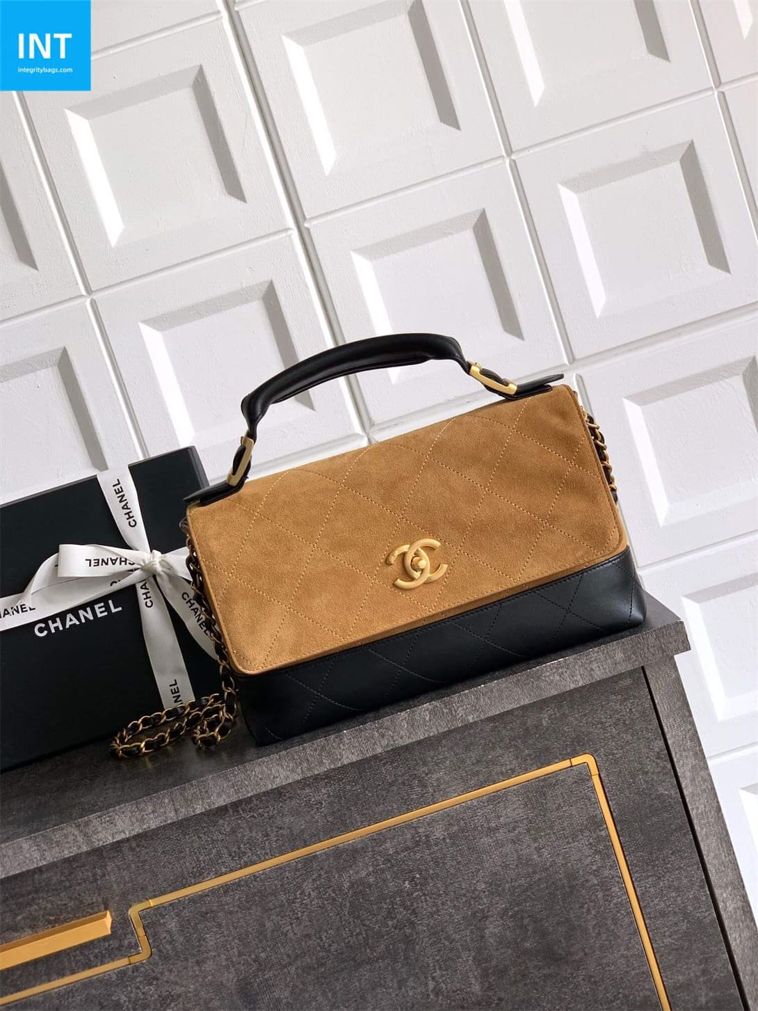 Chanel Large Flap Bag with Top Handle