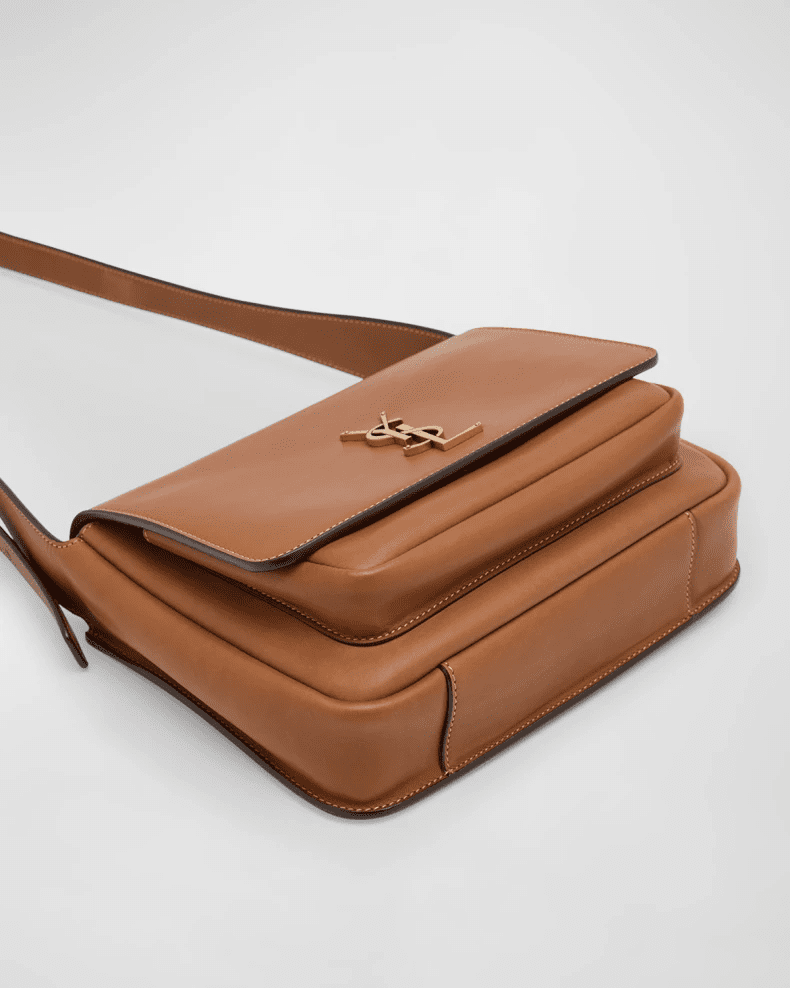 Saint Laurent Niki YSL Crossbody Bag in Vegetable Calf Leather