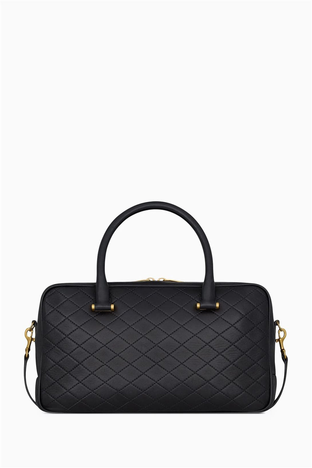 SAINT LAURENTOUT Lyia Duffle Bag in Quilted Lambskin