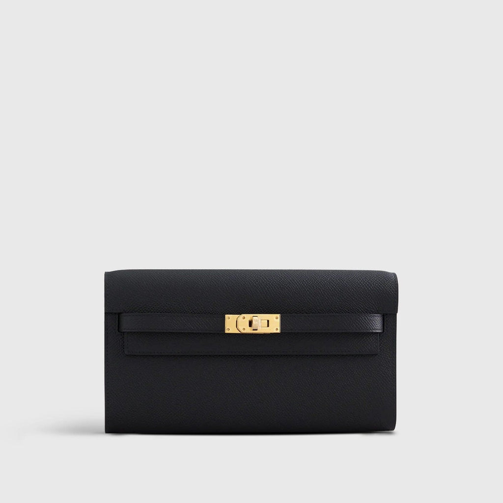 Hermès Kelly To Go Epsom Black Gold Hardware