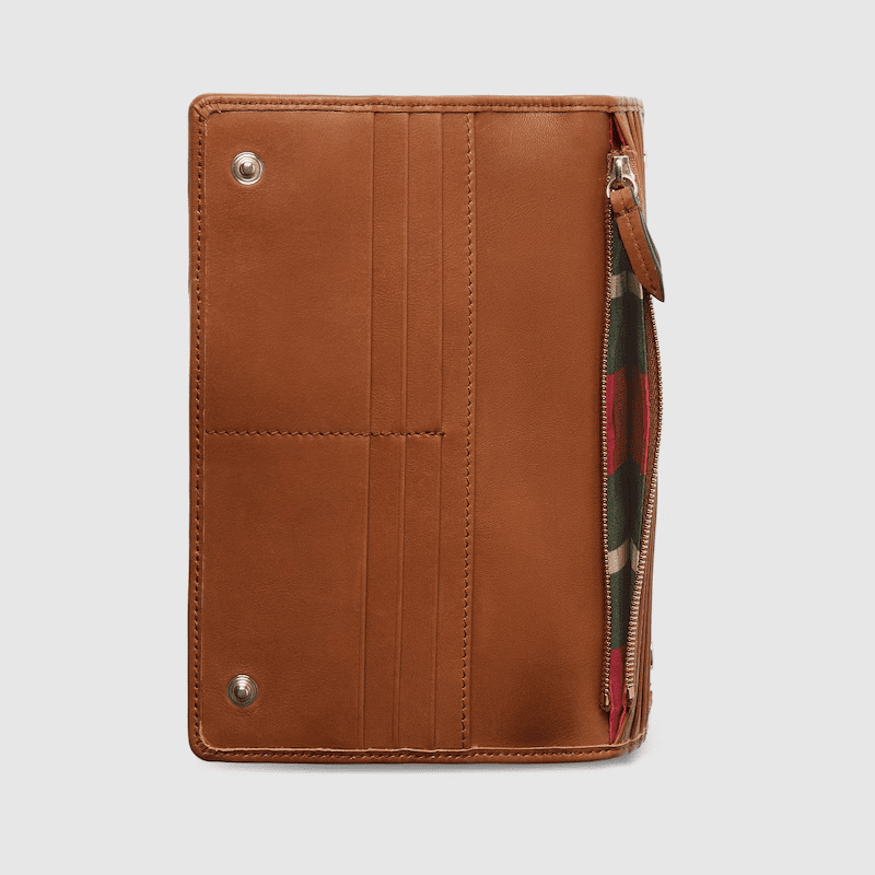 GUCCI Emblem continental wallet