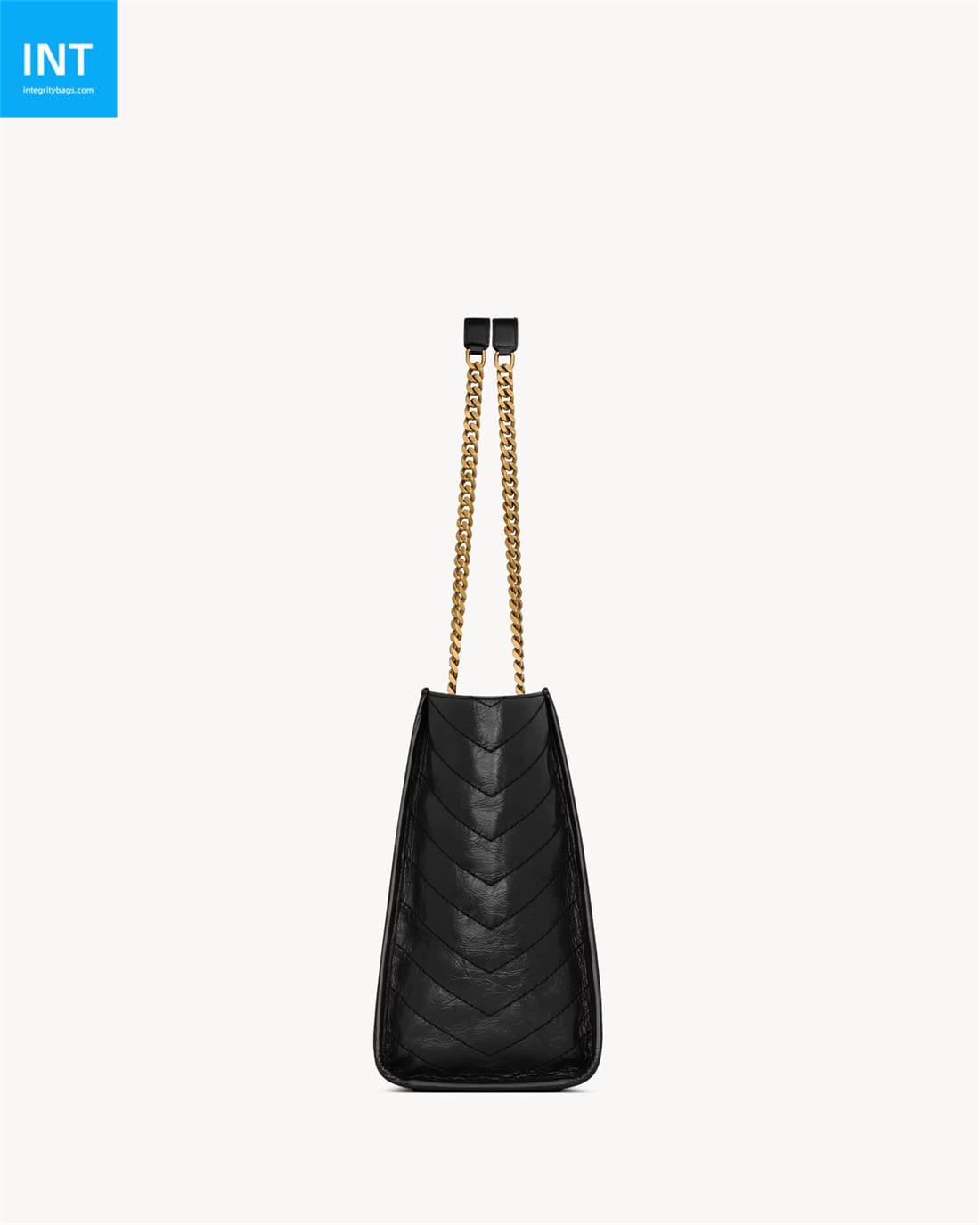 Saint Laurent NIKI shopping in vintage leather