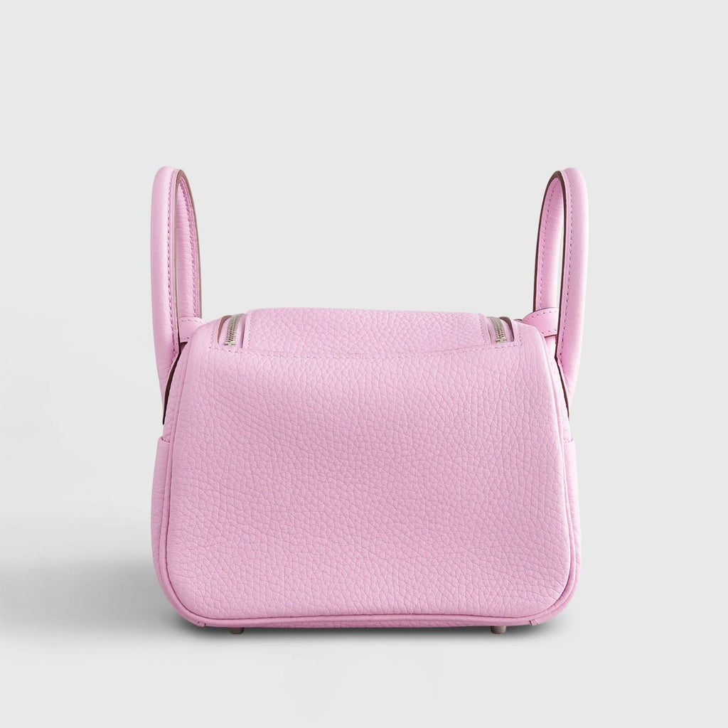 Hermès Lindy 20 Clemence Mauve Sylvester Palladium Hardware