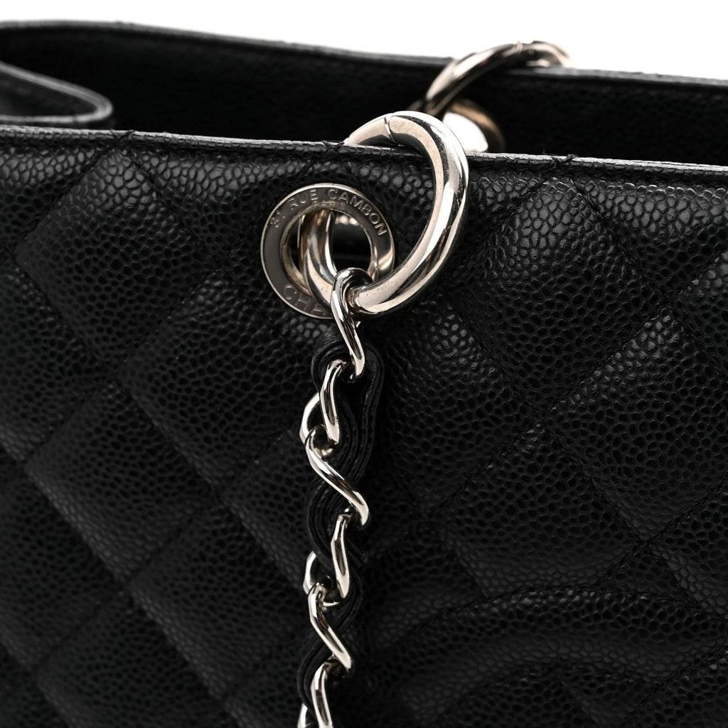 Chanel Grand Shopping Tote Black Caviar Leather