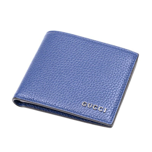 Bi-fold wallet with Gucci script