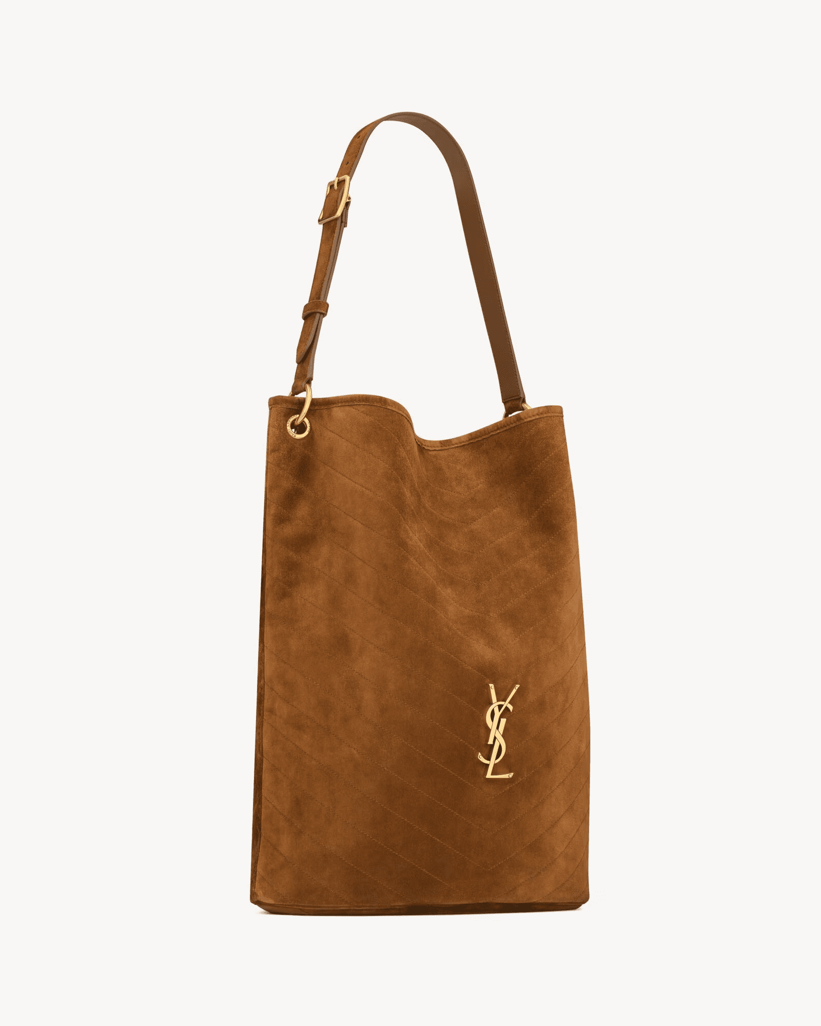 Saint Laurent NIKI supple bucket in suede