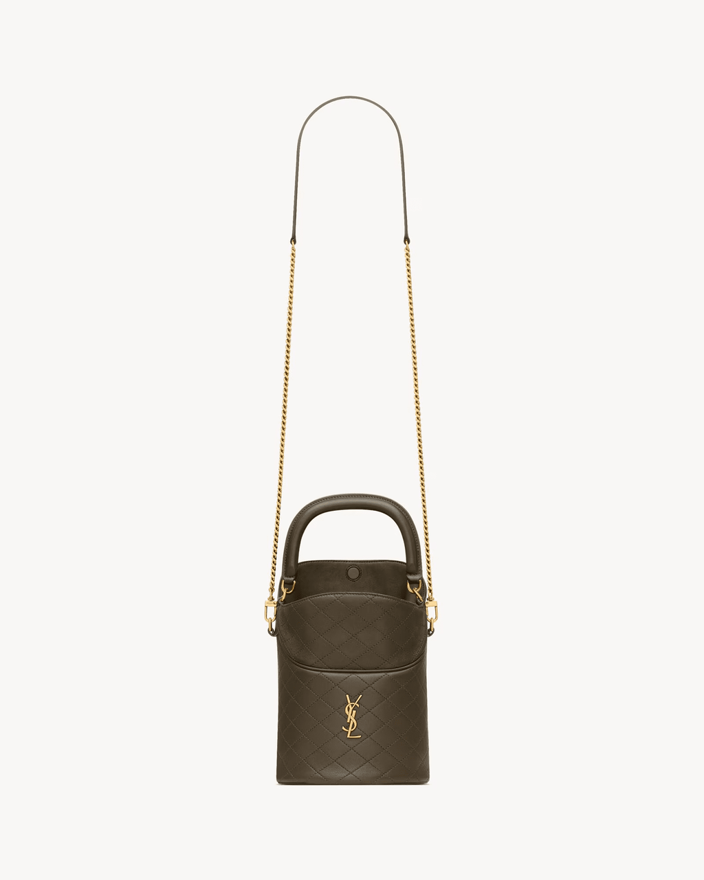 Saint Laurent GABY bucket bag in lambskin