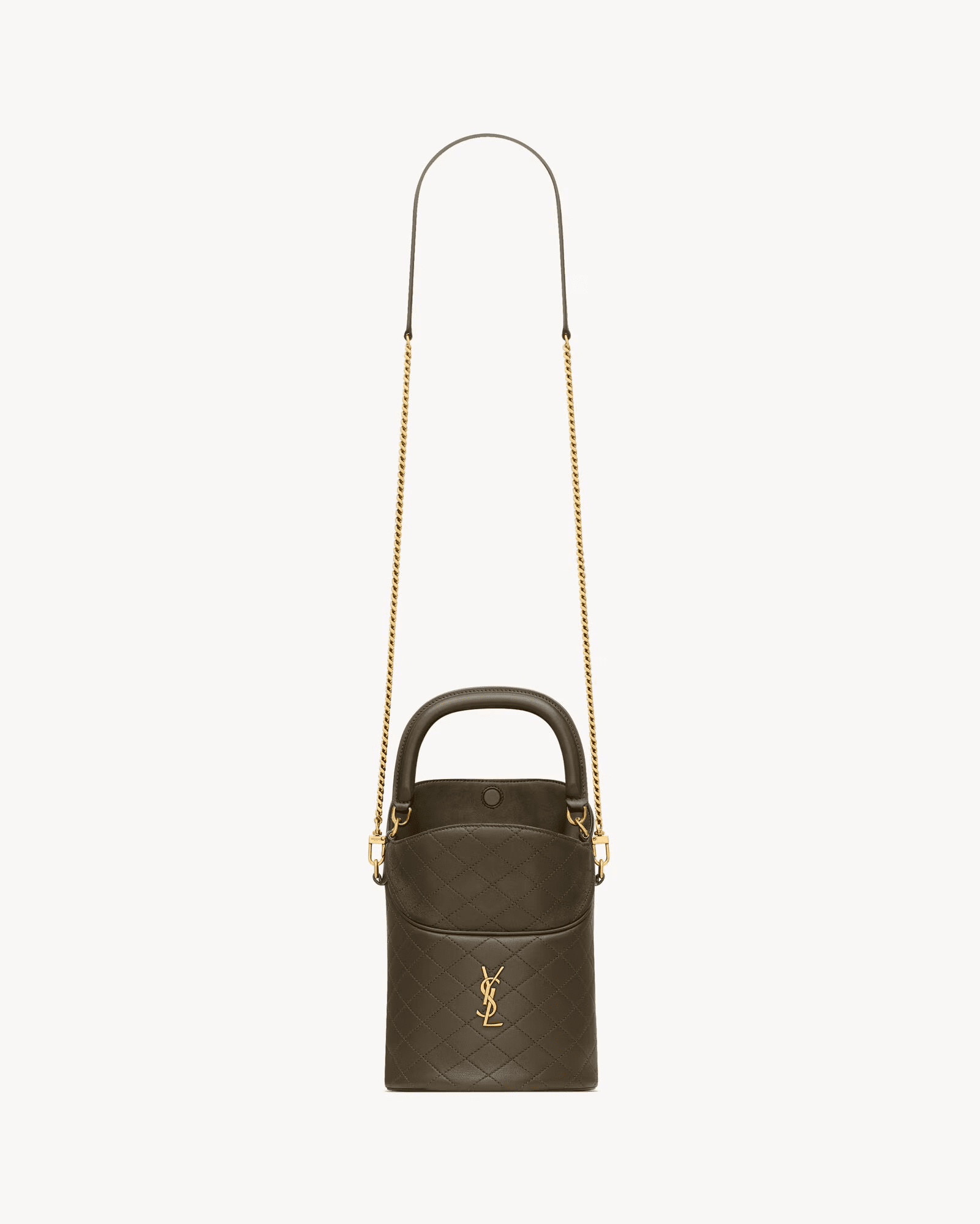 Saint Laurent GABY bucket bag in lambskin