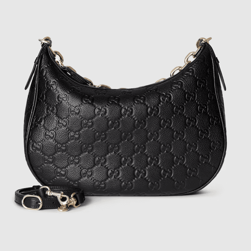 GG EMBLEM LARGE SHOULDER BAG