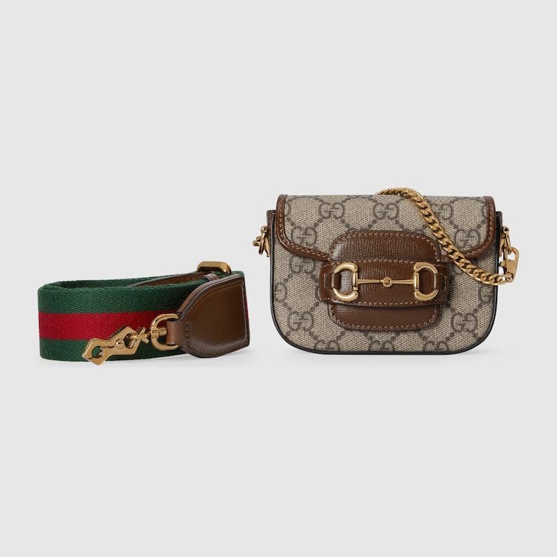 GUCCI HORSEBIT 1955 STRAP WALLET