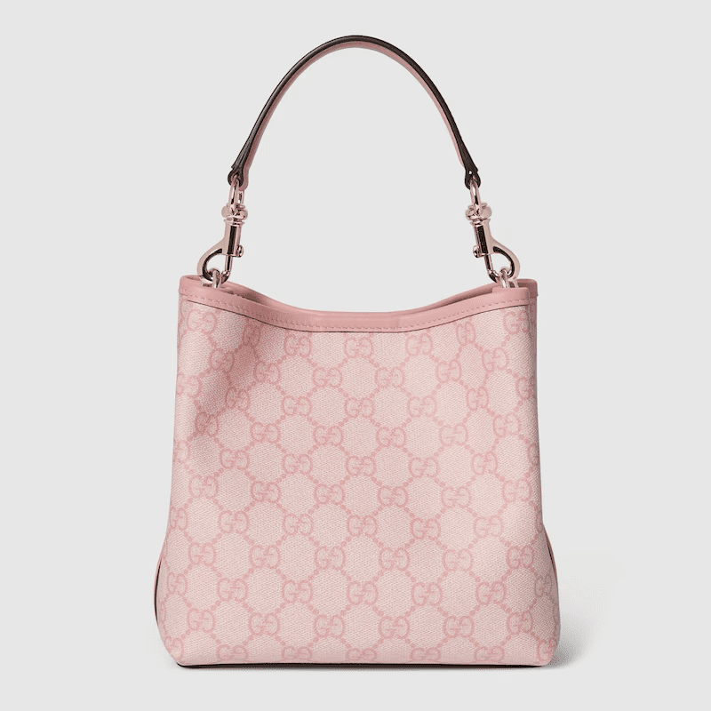 GUCCI EMBLEM SMALL BUCKET BAG