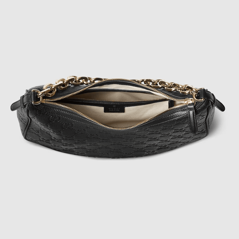 GG EMBLEM LARGE SHOULDER BAG