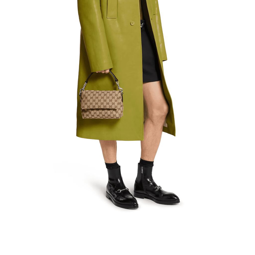 Gucci canvas small crossbody bag