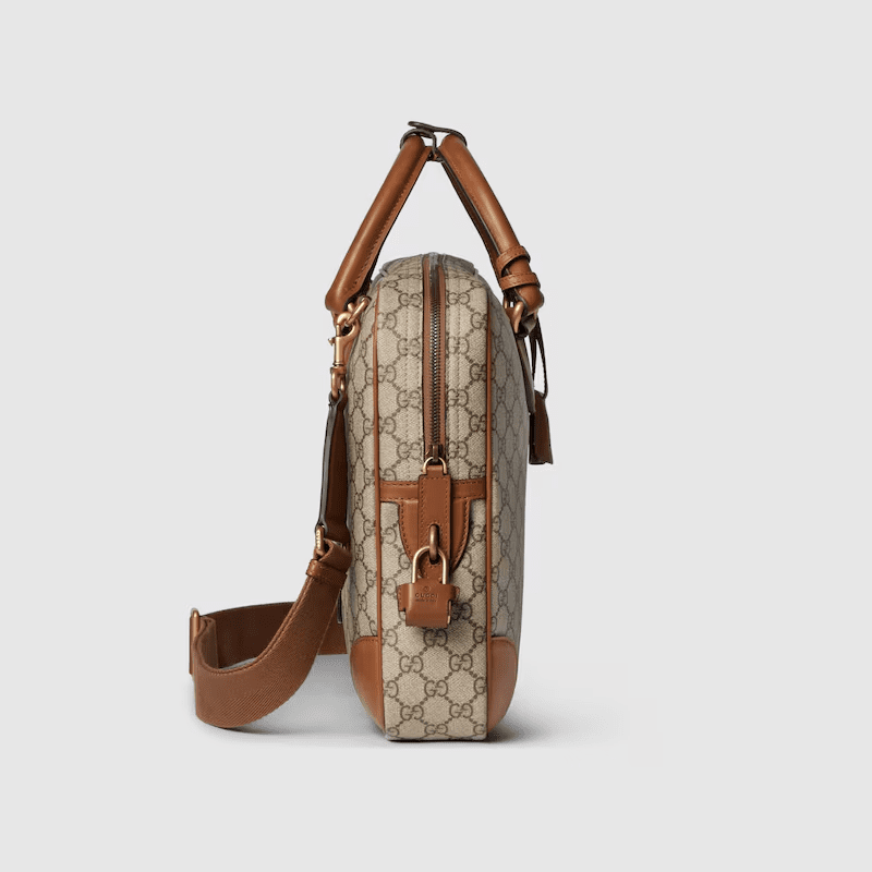 GUCCI EMBLEM MEDIUM BRIEFCASE