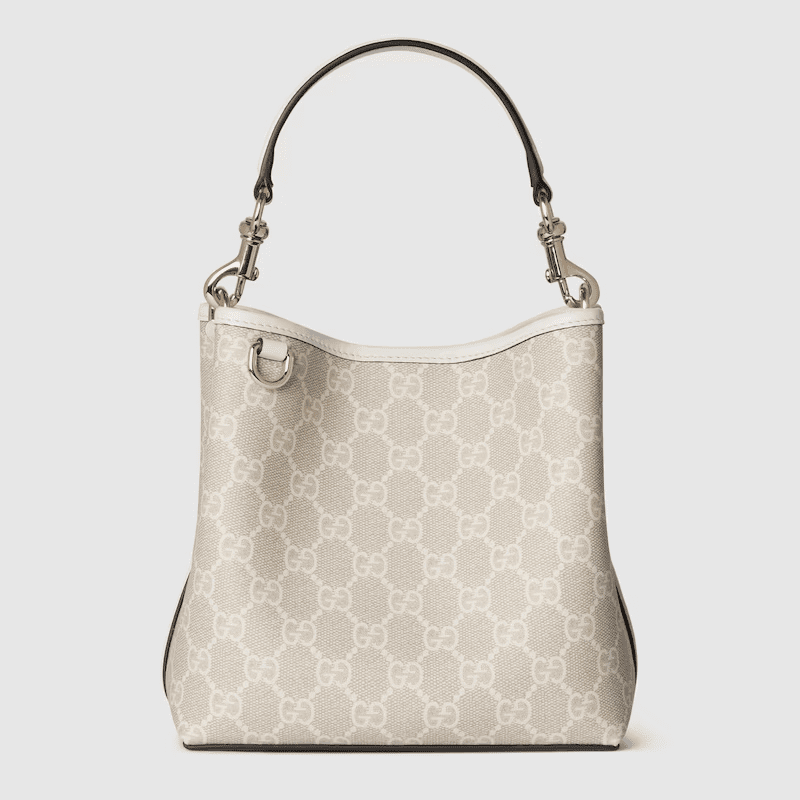 GUCCI EMBLEM SMALL BUCKET BAG