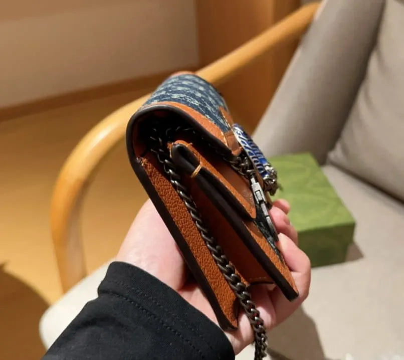 GUCCI DIONYSUS BAG GG DENIM SUPER MIN