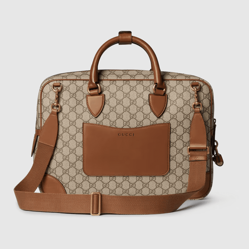 GUCCI EMBLEM MEDIUM BRIEFCASE
