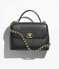 CHANEL LARGE FLAP BAG WITH TOP HANDLE