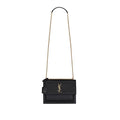 Saint Laurent SUNSET MEDIUM BARK TEXTURED EMBOSSED HANDBAG