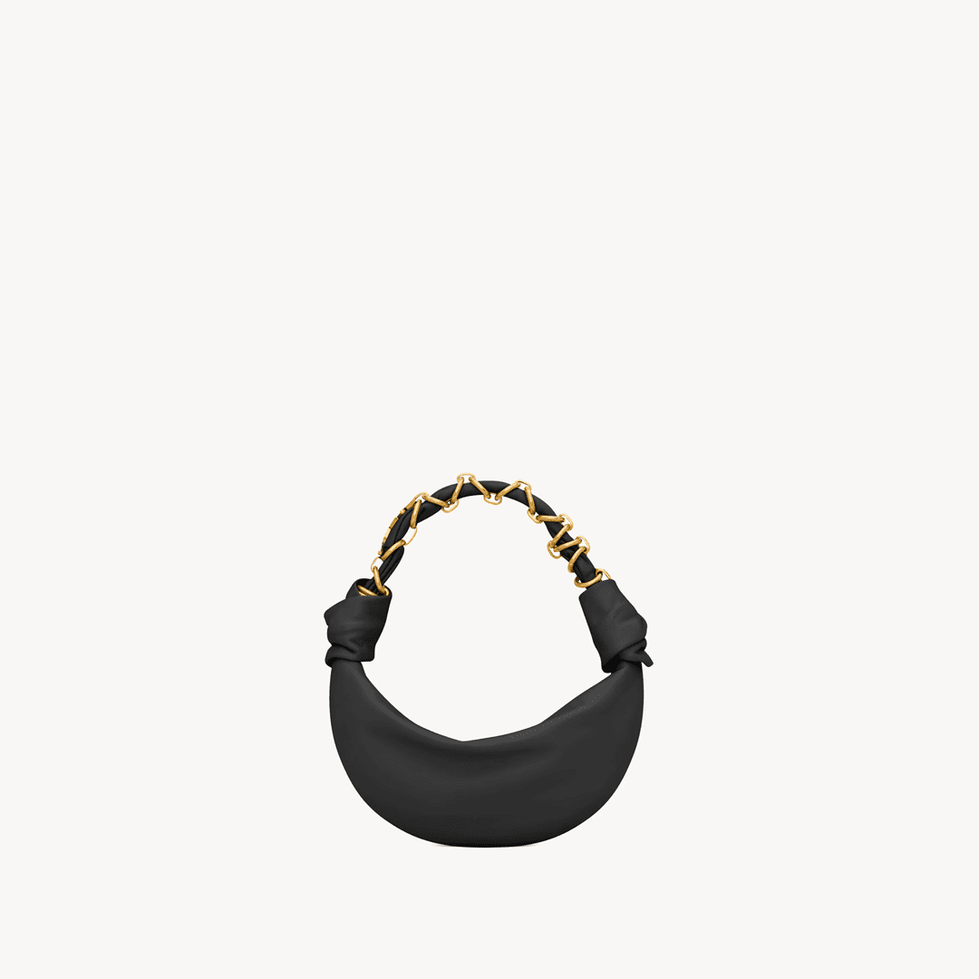 Saint Laurent AMALIA mini hobo in lambskin