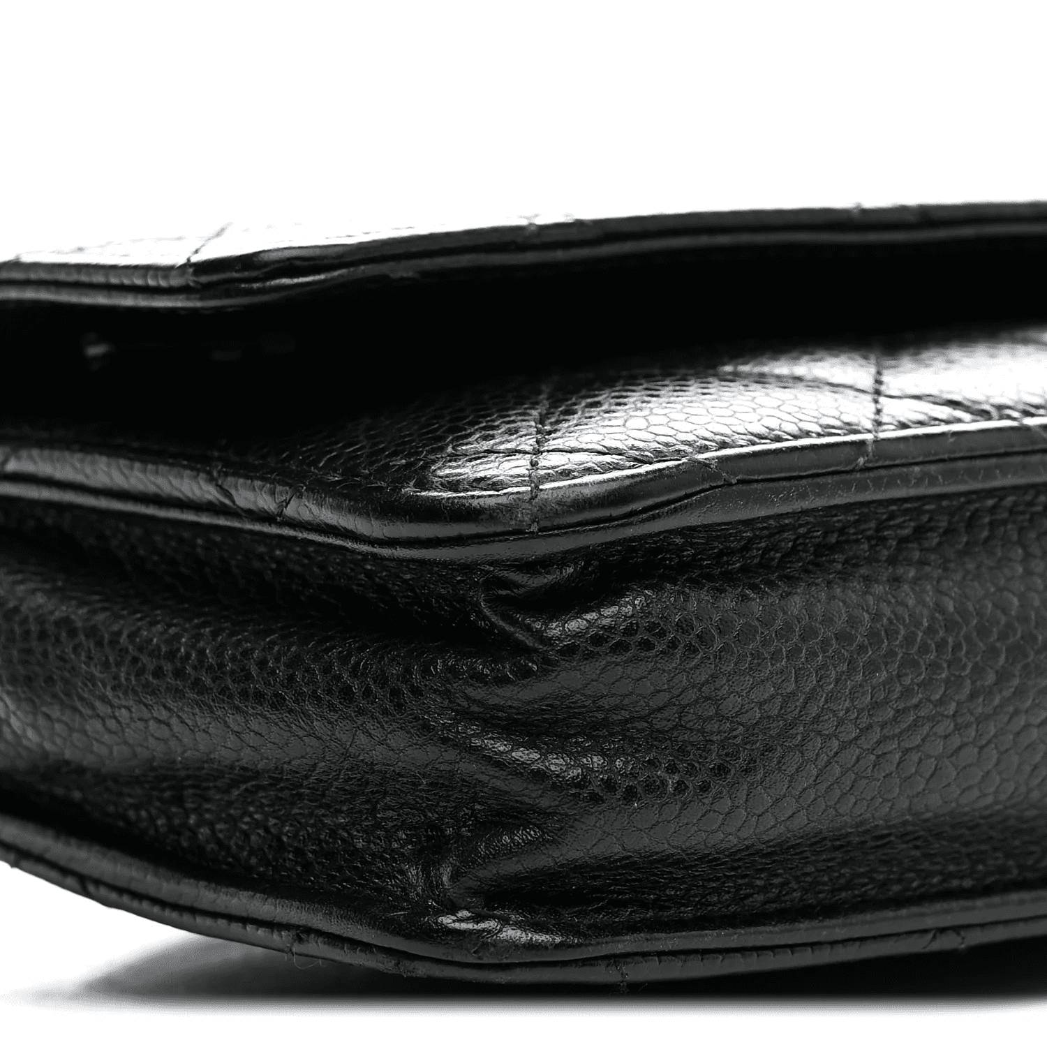 Chanel Wallet On Chain WOC Caviar