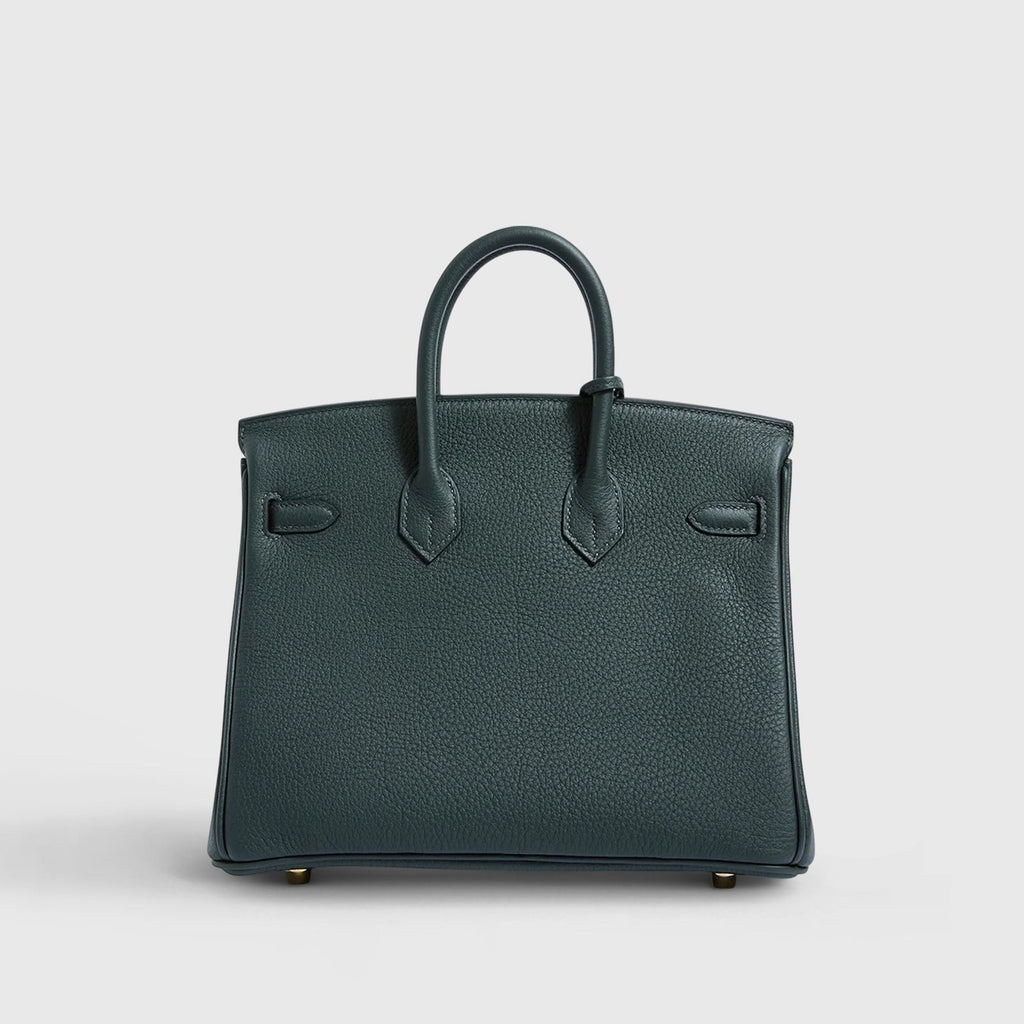 Hermès Birkin 25 Togo Vert Fonce Gold Hardware