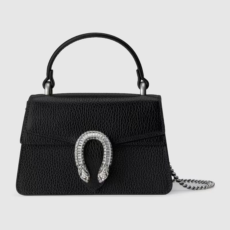 GUCCI DIONYSUS MINI TOP HANDLE BAG(black)