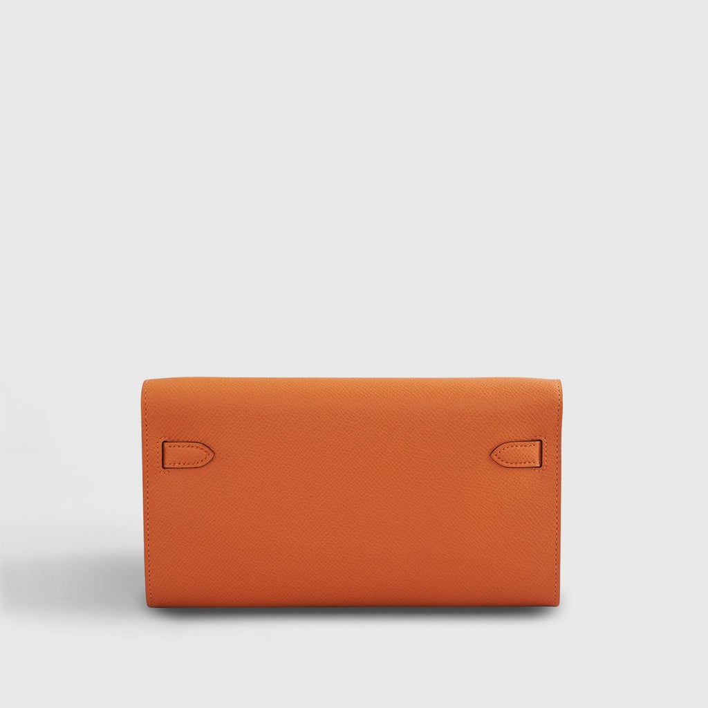 Hermès Kelly To Go Epsom Orange Palladium Hardware