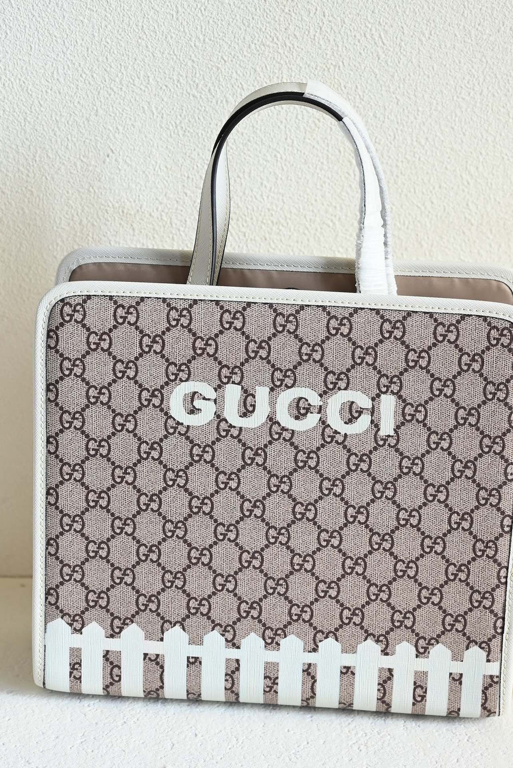GUCCI CHILDREN’S DOG PRINT TOTE BAG