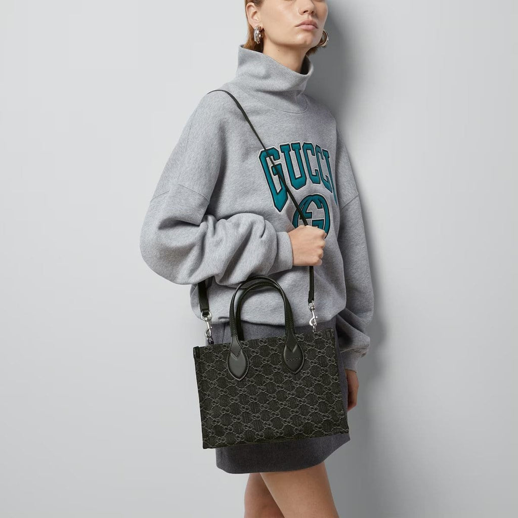 GUCCI OPHIDIA GG MEDIUM TOTE BAG