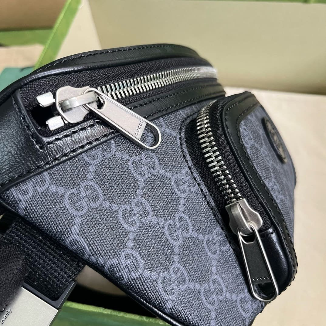 GUCCI BELT BAG WITH INTERLOCKING G