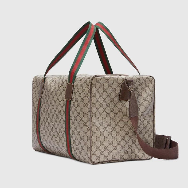 GUCCI MEDIUM DUFFLE BAG WITH WEB