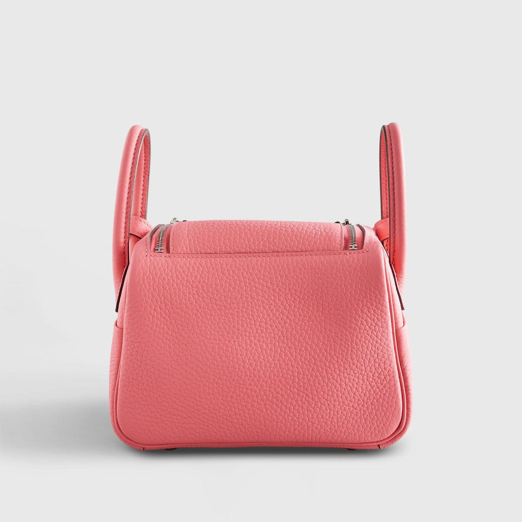 Hermès Lindy 20 Rose Azalee Palladium Hardware