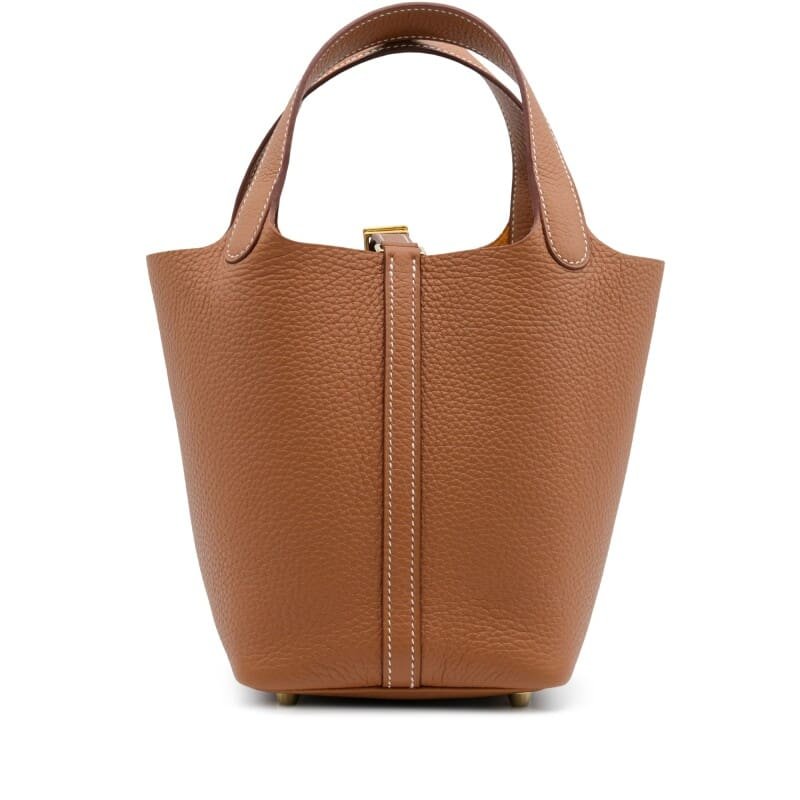 Hermès Gold Clemence Picotin Lock 18 Gold Hardware