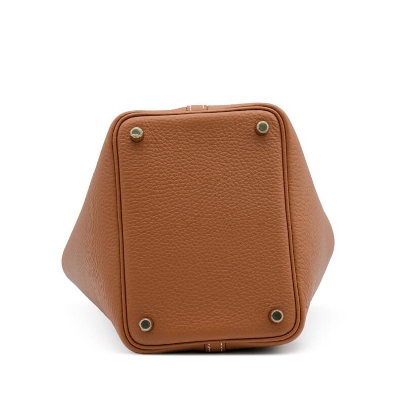 Hermès Gold Clemence Picotin Lock 18 Gold Hardware