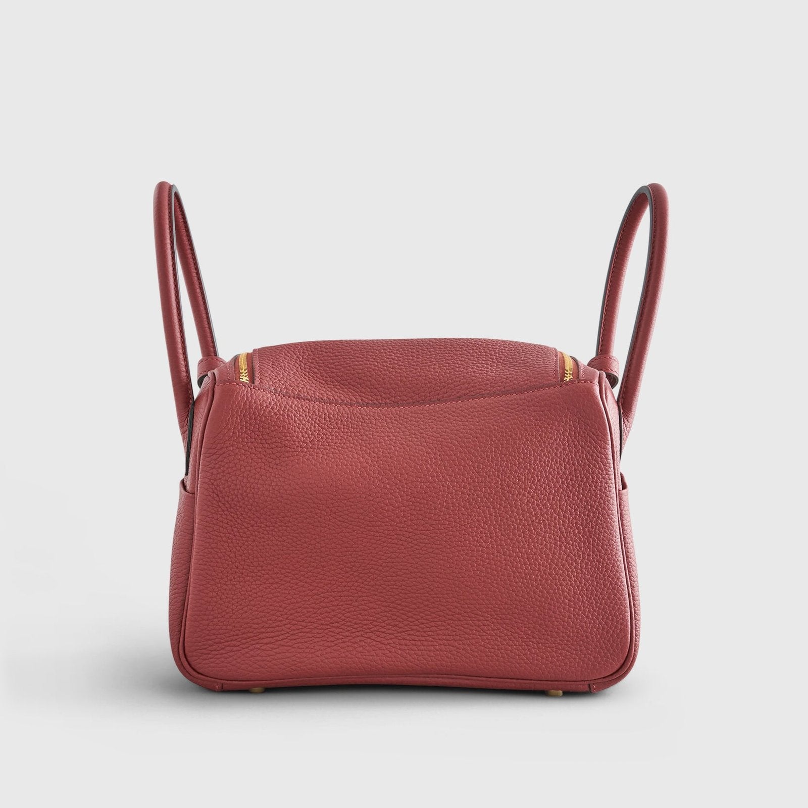Hermès Lindy 26 Clemence Rouge H Gold Hardware