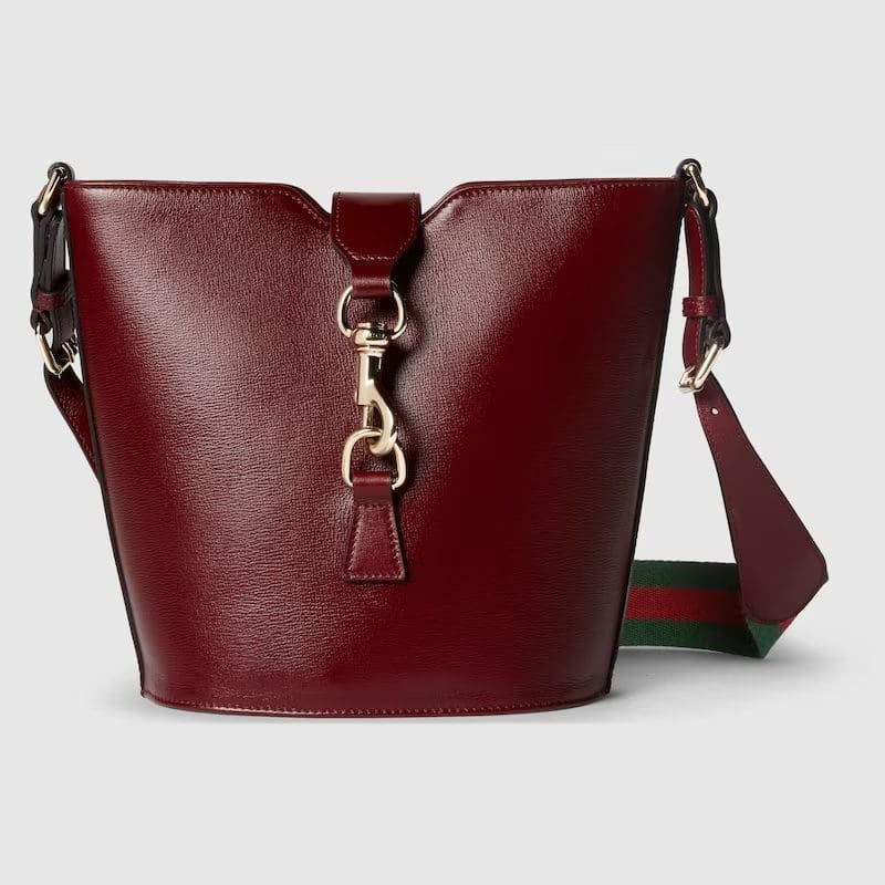 GUCCI MINI BUCKET SHOULDER BAG(RED)