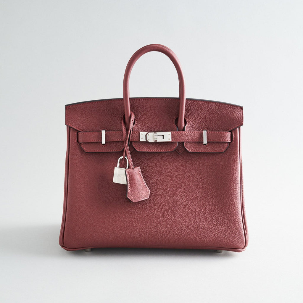 Hermès Birkin 25 Togo Rouge H Pallidum Hardware